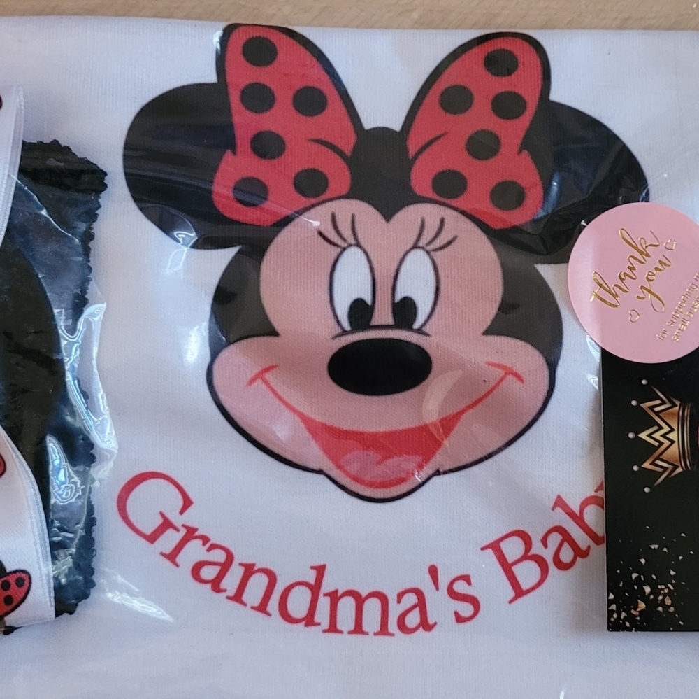 3pc Grandma's Baby Onsie Tutu Set